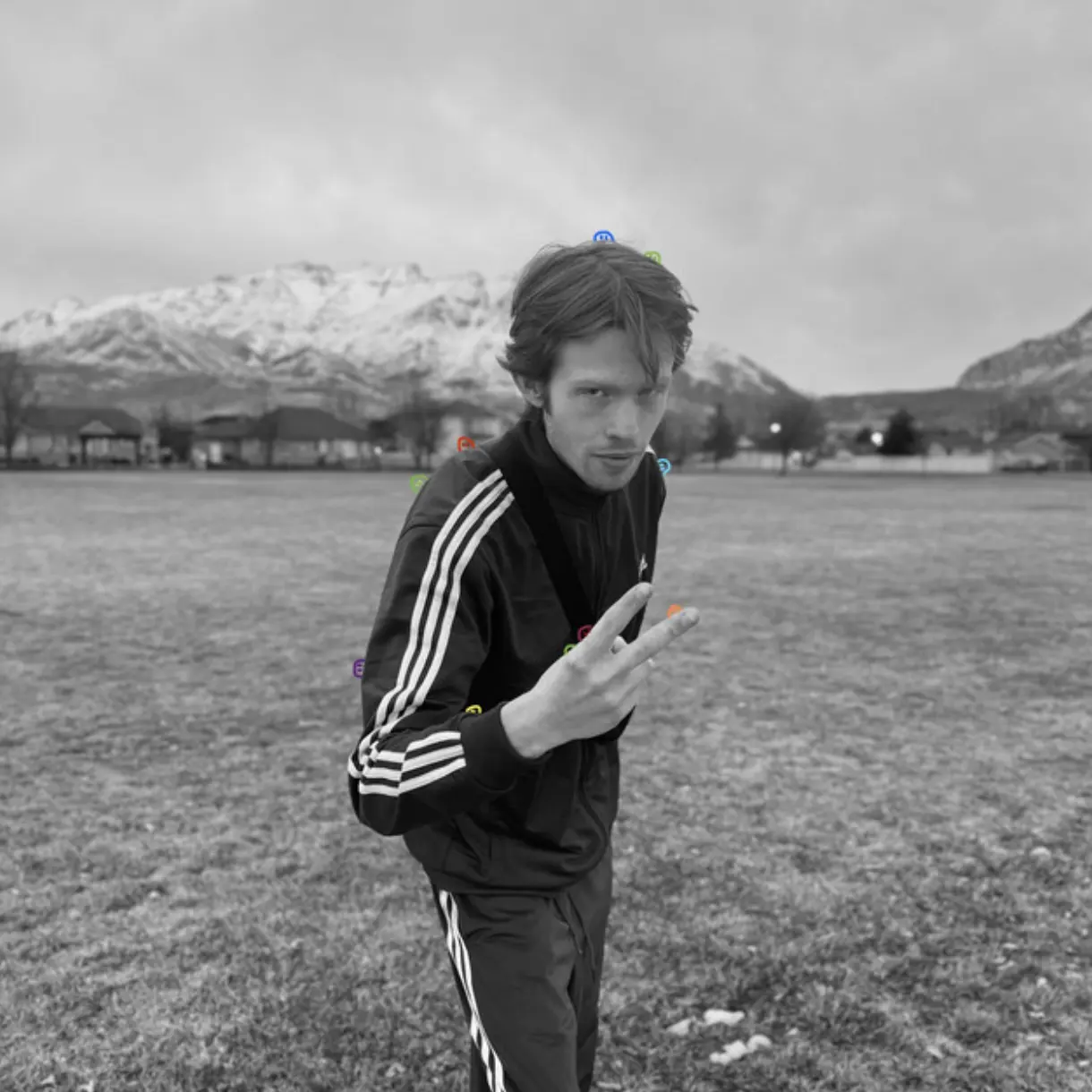 The album cover for Salt Lake City-based artist 0V10amp's album, 2.